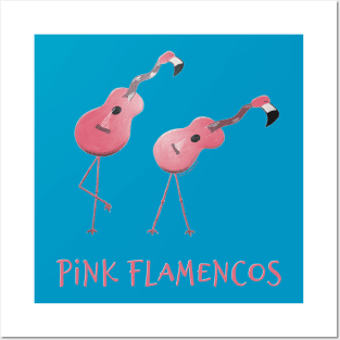 Pink Flamencos Posters and Art